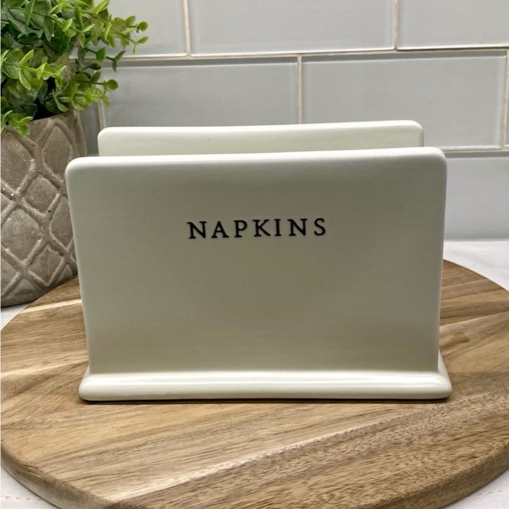 Hearth & Hand by Magnolia Farmhouse Napkin Holder Stonewear